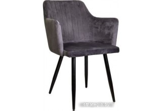 AksHome Brit (серый велюр/черный)