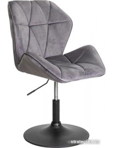 Стул AksHome Oslo 62678 (темно-серый велюр/черный)
