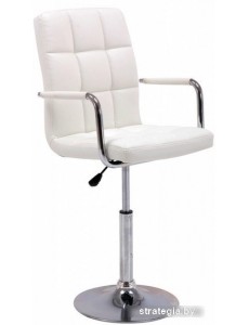 Стул с подлокотниками AksHome Rosio (экокожа, белый)