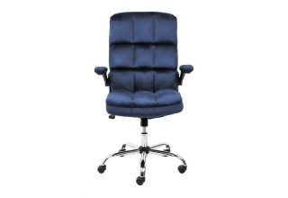 AksHome Caesar Chrome (вельвет, темно-синий)