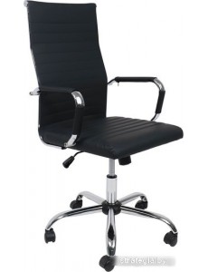 Кресло AksHome Elegance Light Eco (черный)