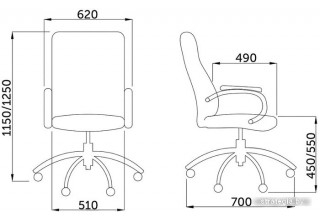 AksHome King A (натуральная кожа, темно-коричневый)
