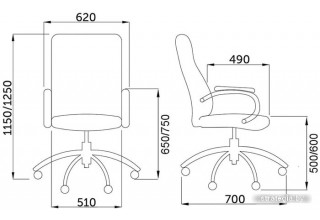 AksHome King A (натуральная кожа, темно-коричневый)