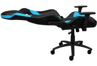 Кресло AksHome Viking (голубой/черный)