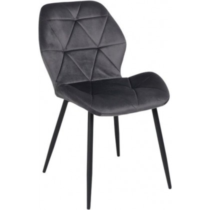 AksHome Congo New 90024 (темно-серый велюр G062-40/черный)