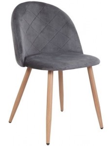 Стул Седия Honnor 67626 (серый/дуб)