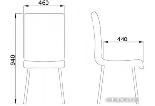 AksHome Mira 67046 (пыльная роза/черный)