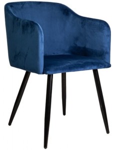 Интерьерное кресло Седия Orly (велюр, синий)