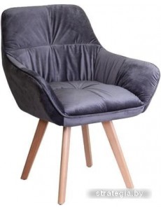 Интерьерное кресло Седия Soft (темно-серый)
