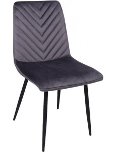 Стул AksHome Violin (темно-серый велюр/черный)
