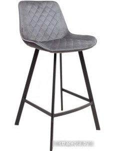 Стул AksHome Leros (серый велюр HLR-21/черный)