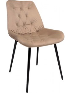 Стул Алвест AV 435 (капучино бархат H-65/черный)