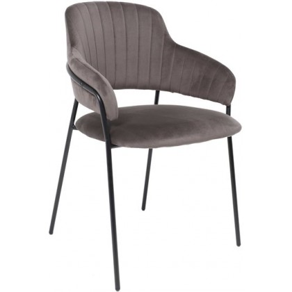 Алвест AV 448 (темно-серый бархат/черный)