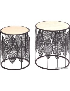 Журнальный столик Halmar Folla (натуральный/черный)