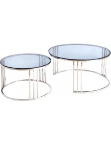 Журнальный столик Halmar Mercury (дымчатый/хром)