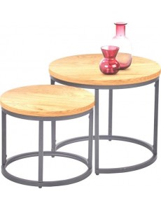 Журнальный столик Halmar Oreo 2 стола (дуб золотой)