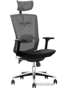 Кресло Halmar Ambasador (черный/серый)