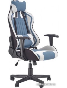 Кресло Halmar Cayman (светло-серый/бирюзовый)