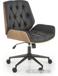 Кресло Halmar Gavin (ореховый/черный)