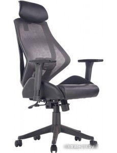 Кресло Halmar Hasel (черный/серый)