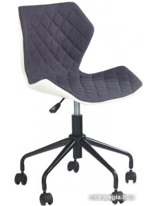 Кресло Halmar Matrix (белый/серый)