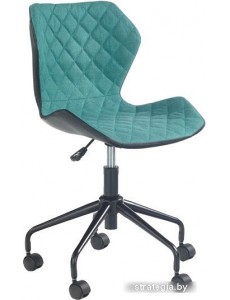 Кресло Halmar Matrix (черный/бирюзовый)