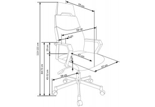 Halmar OLAF (черный/серый)