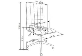 Кресло Halmar Portos (черный/хром)