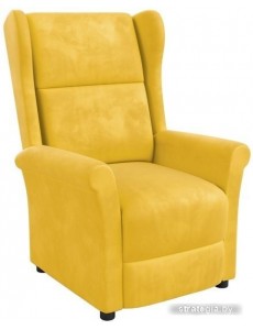 Реклайнер Halmar Agustin 2 (горчичный)