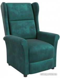 Реклайнер Halmar Agustin 2 (темно-зеленый)