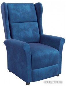 Реклайнер Halmar Agustin 2 (темно-синий)