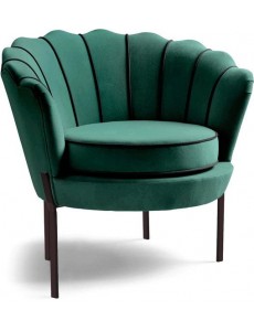 Интерьерное кресло Halmar Angelo (темно-зеленый/черный)