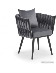 Интерьерное кресло Halmar Avatar 2 (серый/черный)