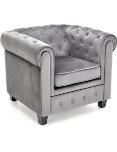 Интерьерное кресло Halmar Eriksen (серый/черный)