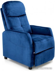 Реклайнер Halmar Felipe 2 раскладное (темно-синий/венге)