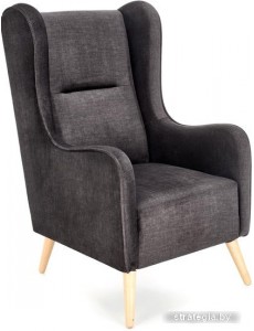Интерьерное кресло Halmar Chester 2 (антрацит/натуральный)