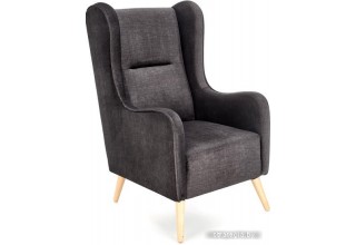 Интерьерное кресло Halmar Chester 2 (антрацит/натуральный)