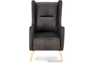 Интерьерное кресло Halmar Chester 2 (антрацит/натуральный)