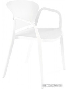 Стул с подлокотниками Halmar K491 (белый)