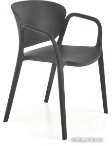 Стул с подлокотниками Halmar K491 (черный)