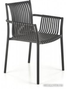 Стул с подлокотниками Halmar K492 (черный)