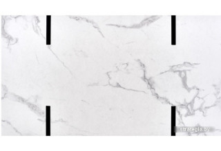 Halmar Blanca 110x60x43 (белый мрамор/черный)