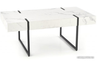 Halmar Blanca 110x60x43 (белый мрамор/черный)