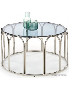 Журнальный столик Halmar Olivia (дымчатый/хром)