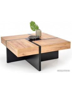 Журнальный столик Halmar Sevilla (дуб крафт/черный)