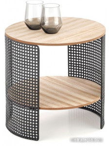 Журнальный столик Halmar Trafica (натуральный/черный)