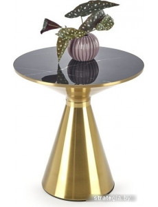 Журнальный столик Halmar Tribeca (черный мрамор/золотой)