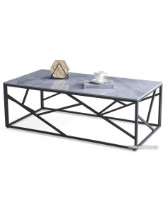 Журнальный столик Halmar Universe 2 (серый мрамор/черный)