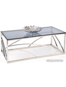 Журнальный столик Halmar Universe 120x60 (прозрачный/серебристый)