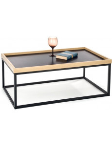 Журнальный столик Halmar Vespa (натуральный/черный)